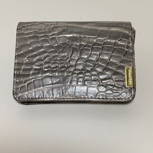 Brahmin Gray Card Holder.  EUC.